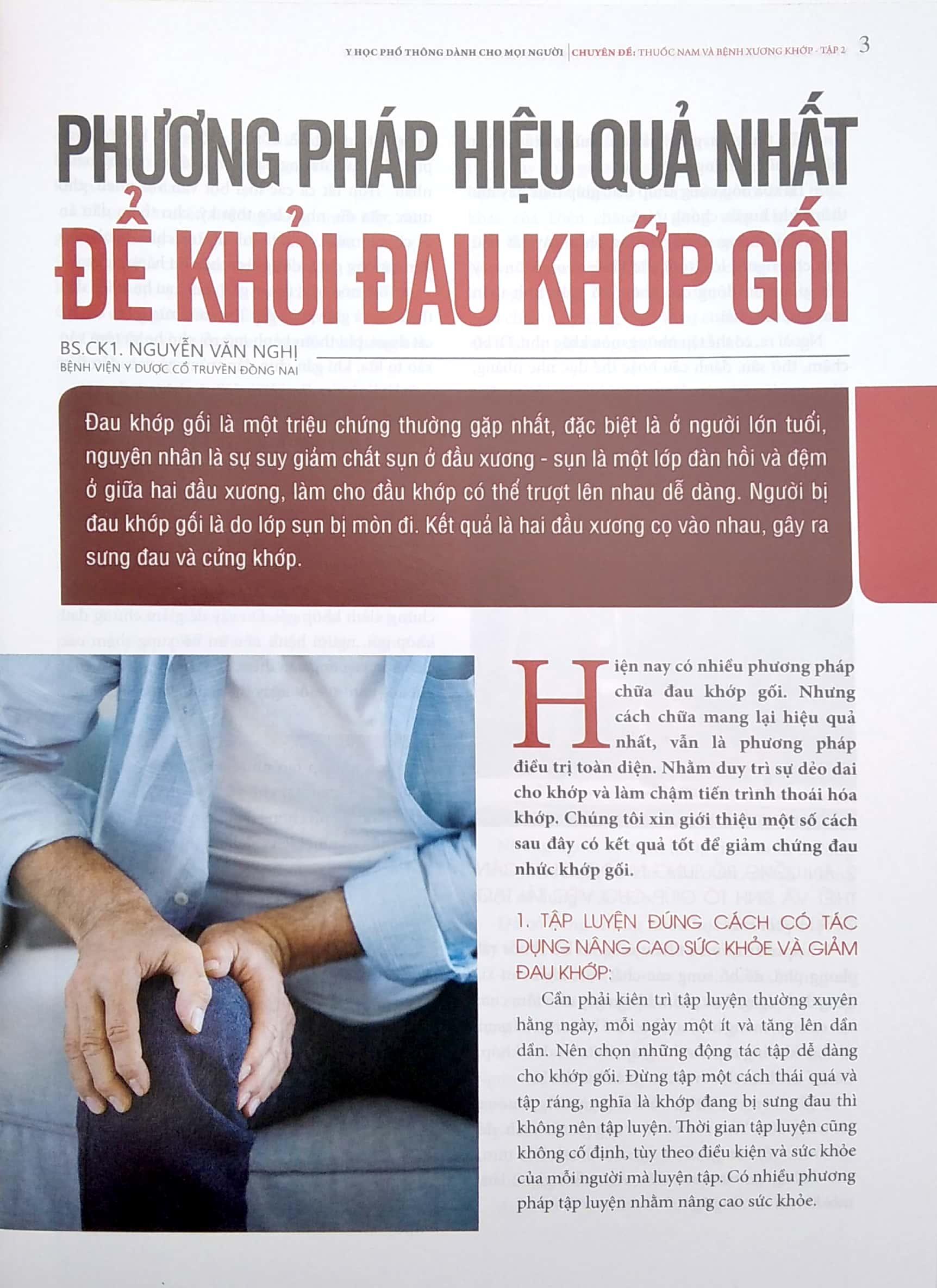 Y Học Phổ Thông Dành Cho Mọi Người - Chuyên Đề: Thuốc Nam Và Xương Khớp 2