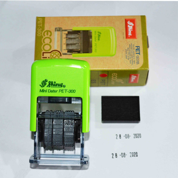 Con dấu ngày tháng năm có sẵn mực thường S300 Shiny -  Hàng nhập khẩu