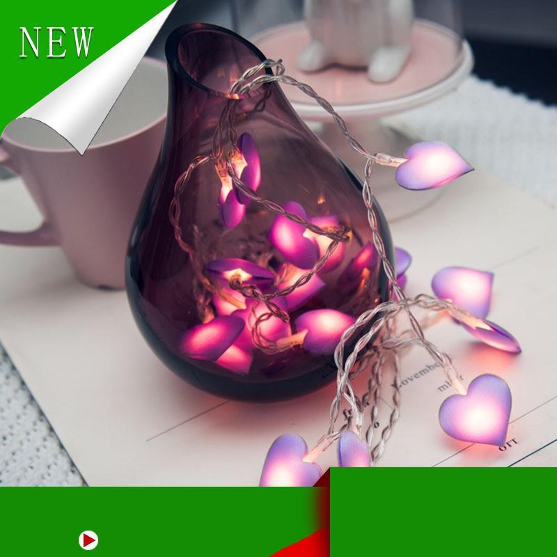 1 Dây Đèn Led Hình Trái Tim Trang Trí Tiệc Cưới, Phòng Ngủ