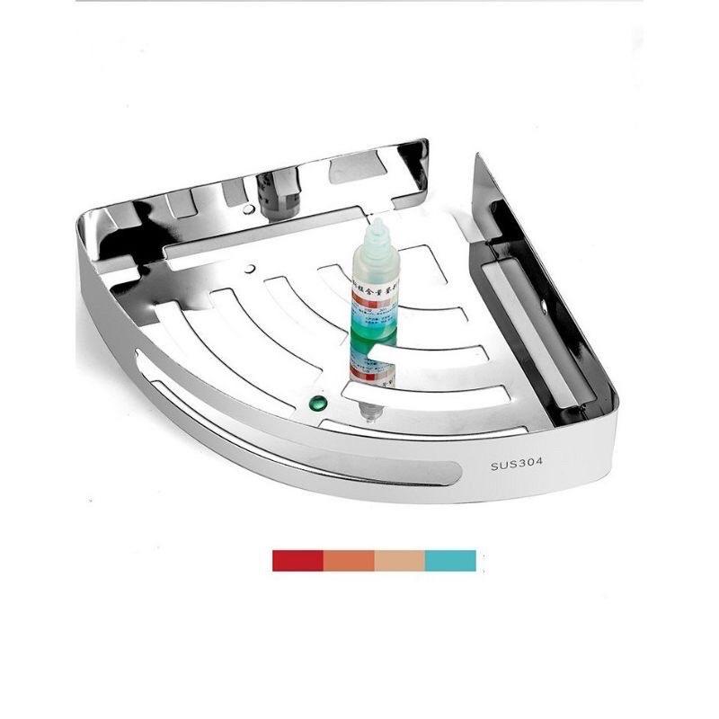 Kệ góc inox 304.Kệ góc nhà tắm 1 Tầng