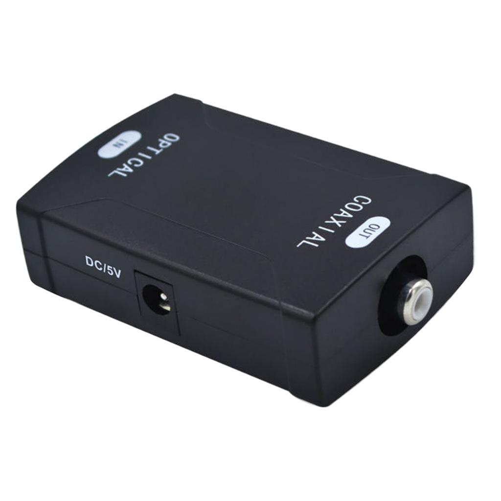 Input to RCA Coaxial Coax Digital Audio Cable Converter Adapter US