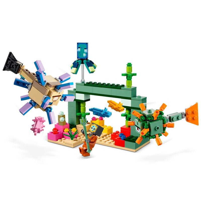 Đồ Chơi Lắp Ráp Lego Minecraft 21180 - The Guardian Battle (255 Mảnh Ghép)