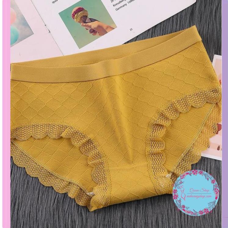 Quần lót nữ Cotton Ép - QUẦN LÓT COTTON KHÁNG KHUẨN THOÁNG MÁT TÔN DÁNG DL111