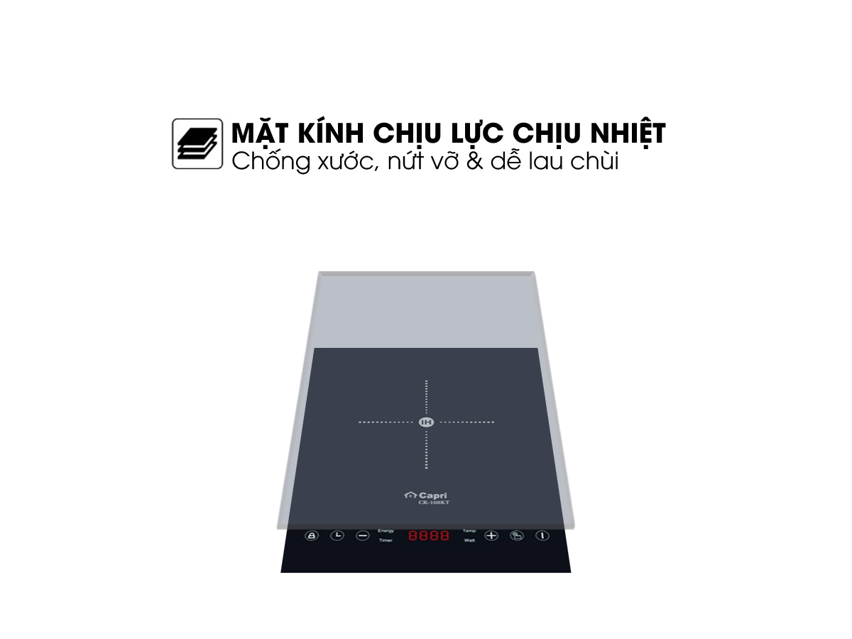 Bếp Từ Đơn Capri CR-108KT - Hàng chính hãng