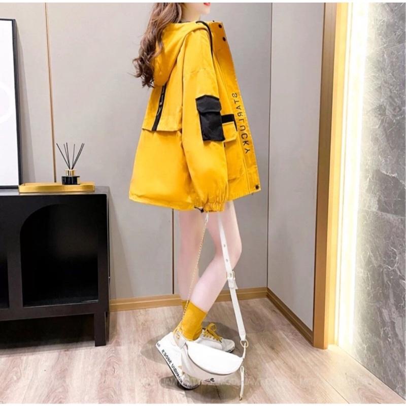 Áo khoác kaki nữ, kaki nam stalucky Ma311487 sumisu shop