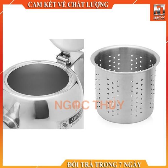 Bình lọc trà Zebra 1L Inox Cao cấp có vĩ lươt - 113404