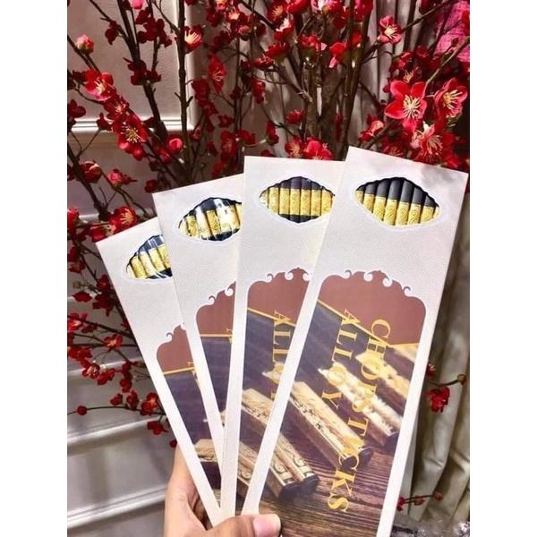 Combo 10 đôi đũa hợp kim mạ vàng