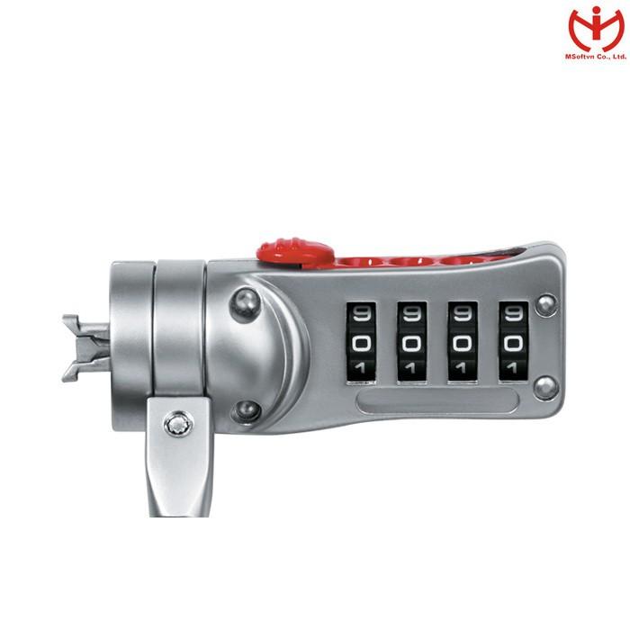 Khóa laptop Master Lock 2120 D dây cáp thép tự xoắn dài 1.8m x 5mm - MSOFT