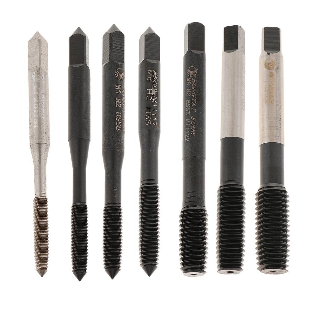 Glass Drill Bits Set Cutting Edges Slotted/ Cross Spear Head Drill with Hex Shank for Ceramic Tile Marble Mirror and Glass