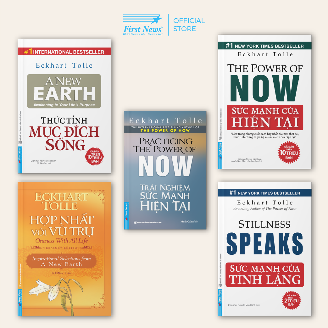 Sách - Trọn Bộ Sách Tác Giả Eckhart Tolle