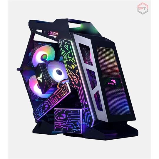 Case gaming VSP ES8 màu đen thiết kế đẹp mắt giá rẻ