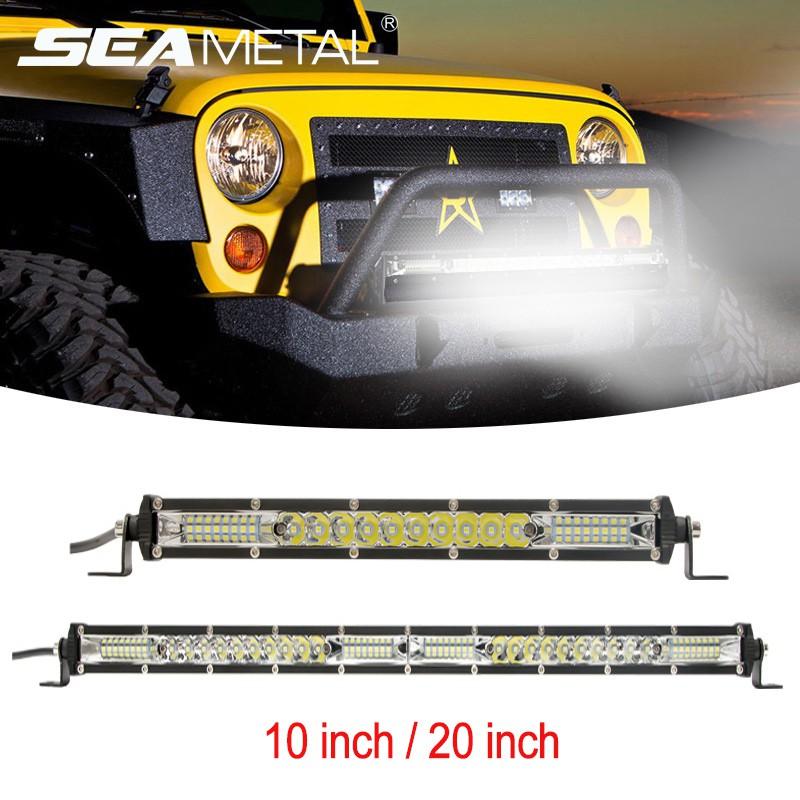 10 20 inch Đèn Led Xe hơi Làm việc Đèn LED 12V 24V Kết hợp Đèn Led tại chỗ Lũ lụt cho SUV ATV Xe tải Máy kéo