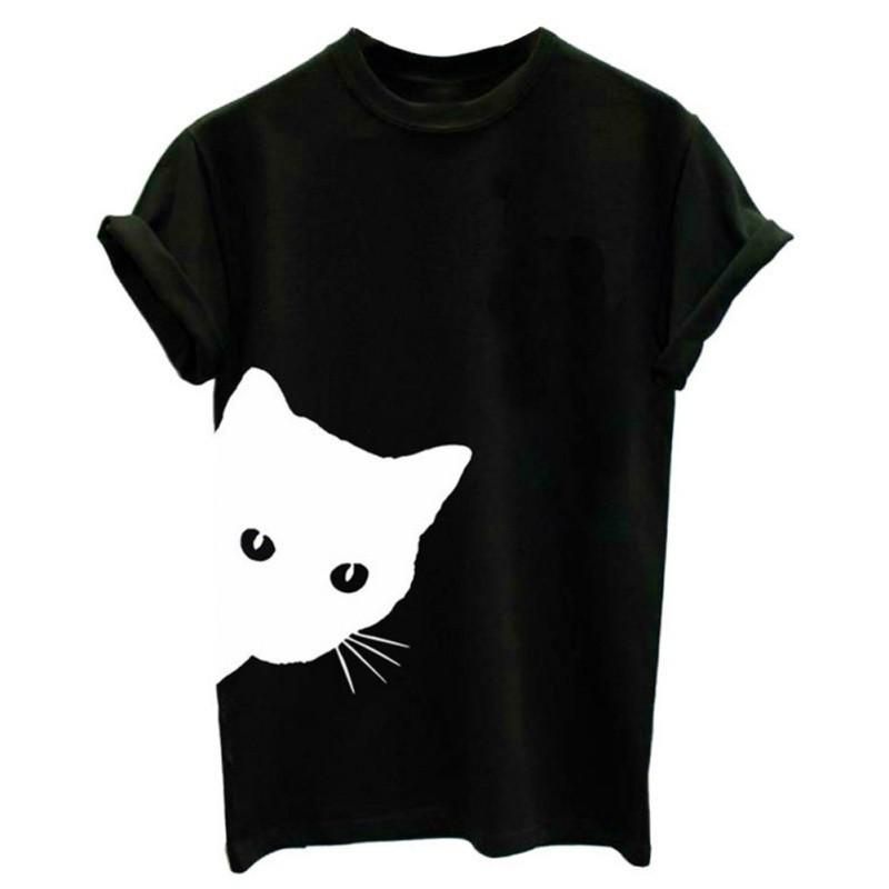 Áo thun ngắn tay in hình phong cách Harajuku