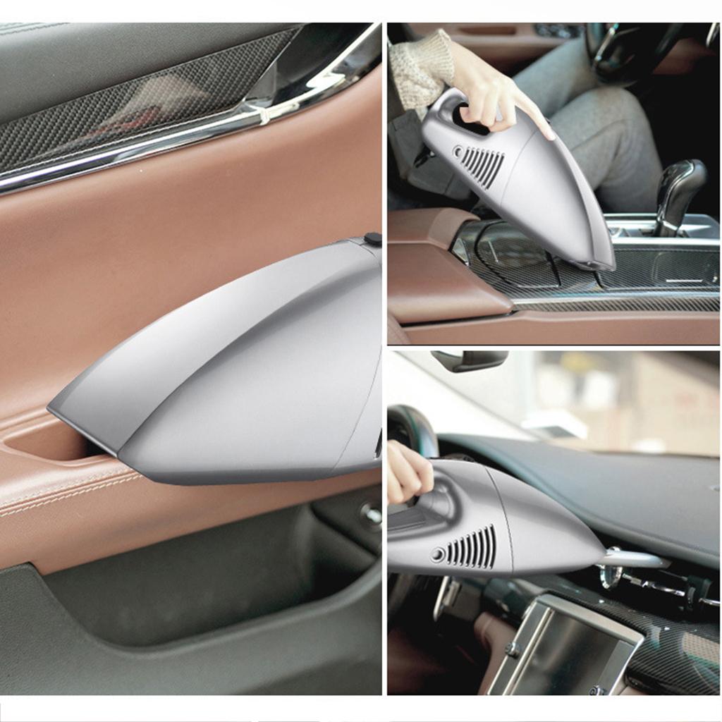 Cordless Car Vacuum Cleaner Wet Dry Duster Low Noise Portable For Auto