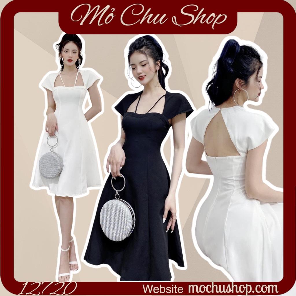 ĐẦM XÒE CÁNH TIÊN CUTOUT LƯNG 12720
