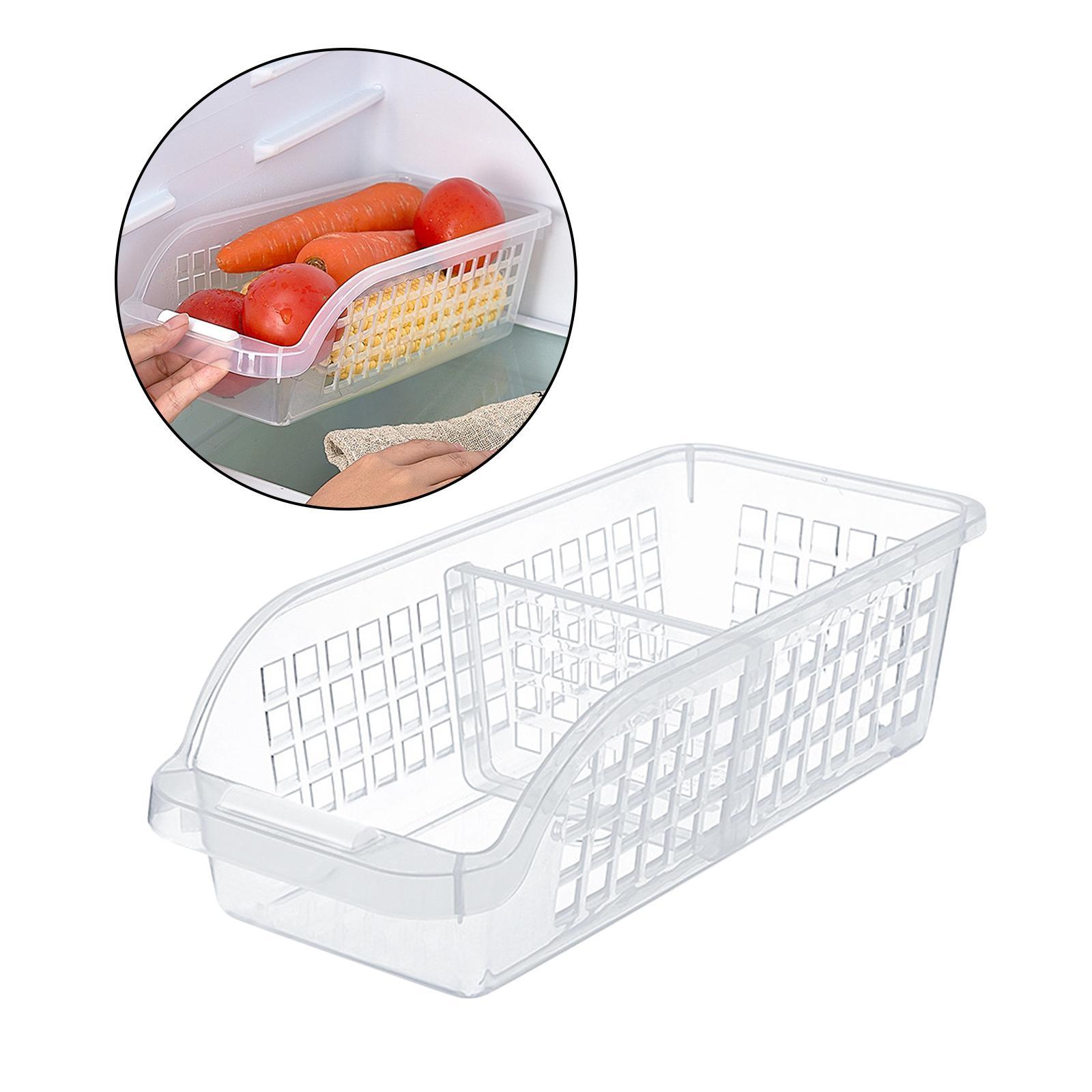 Refrigerator Organizer Storage Box Food Container for Fridge, Freezer Pantry