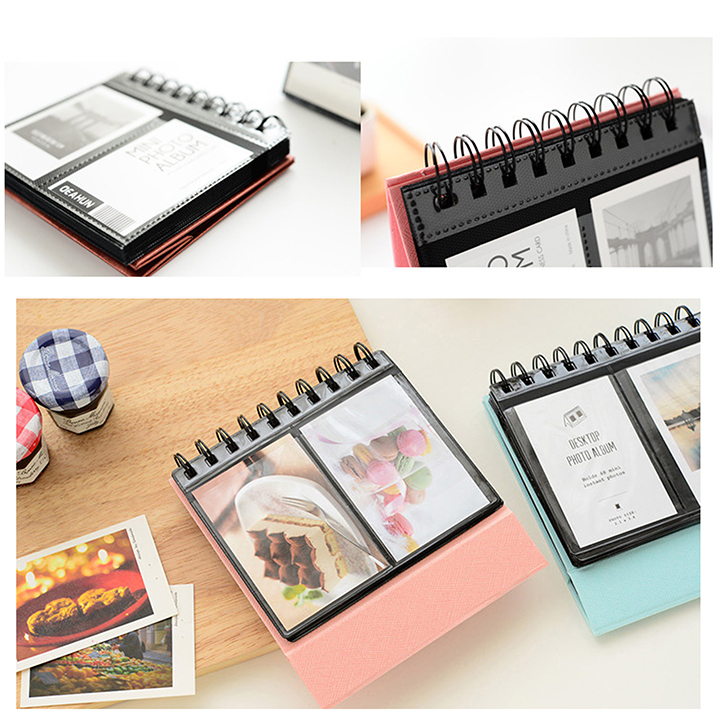 Album Ảnh Polaroid mini 68 ảnh 6x9 để bàn lò xo siêu xinh