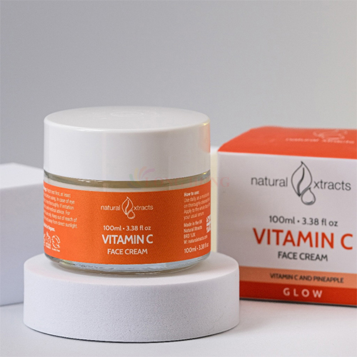 Kem dưỡng ẩm Natural Xtracts Vitamin C Face Cream giúp làm sáng và đều màu da (100ml) - Hảng chính hãng