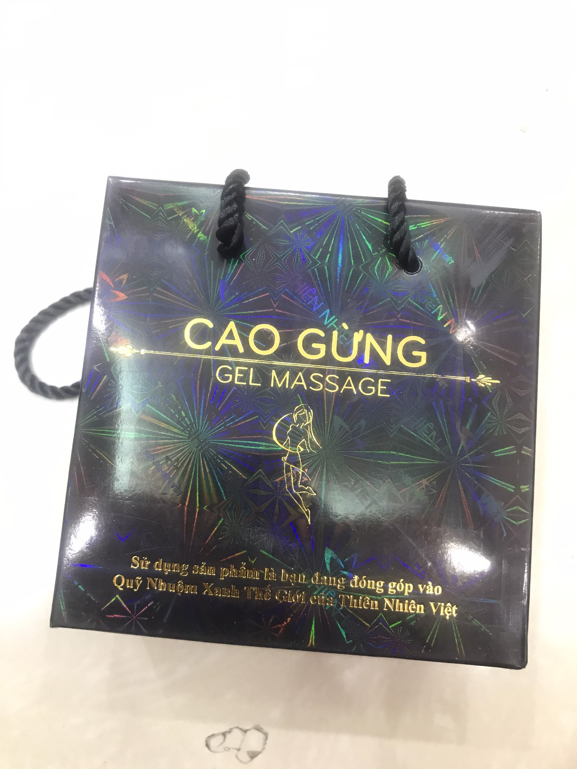 Cao Gừng Tan Mỡ Thiên Nhiên Việt  Mẫu Mới (200g) Tặng Đai Nịt Bụng An Nhiên  Và  Thước Dây