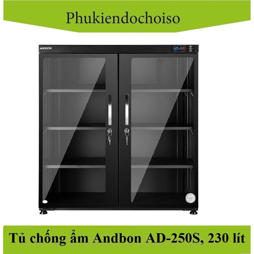 Tủ chống ẩm Andbon AD-250S -Taiwan . Tặng 01 Hộp chống ẩm 20 lít