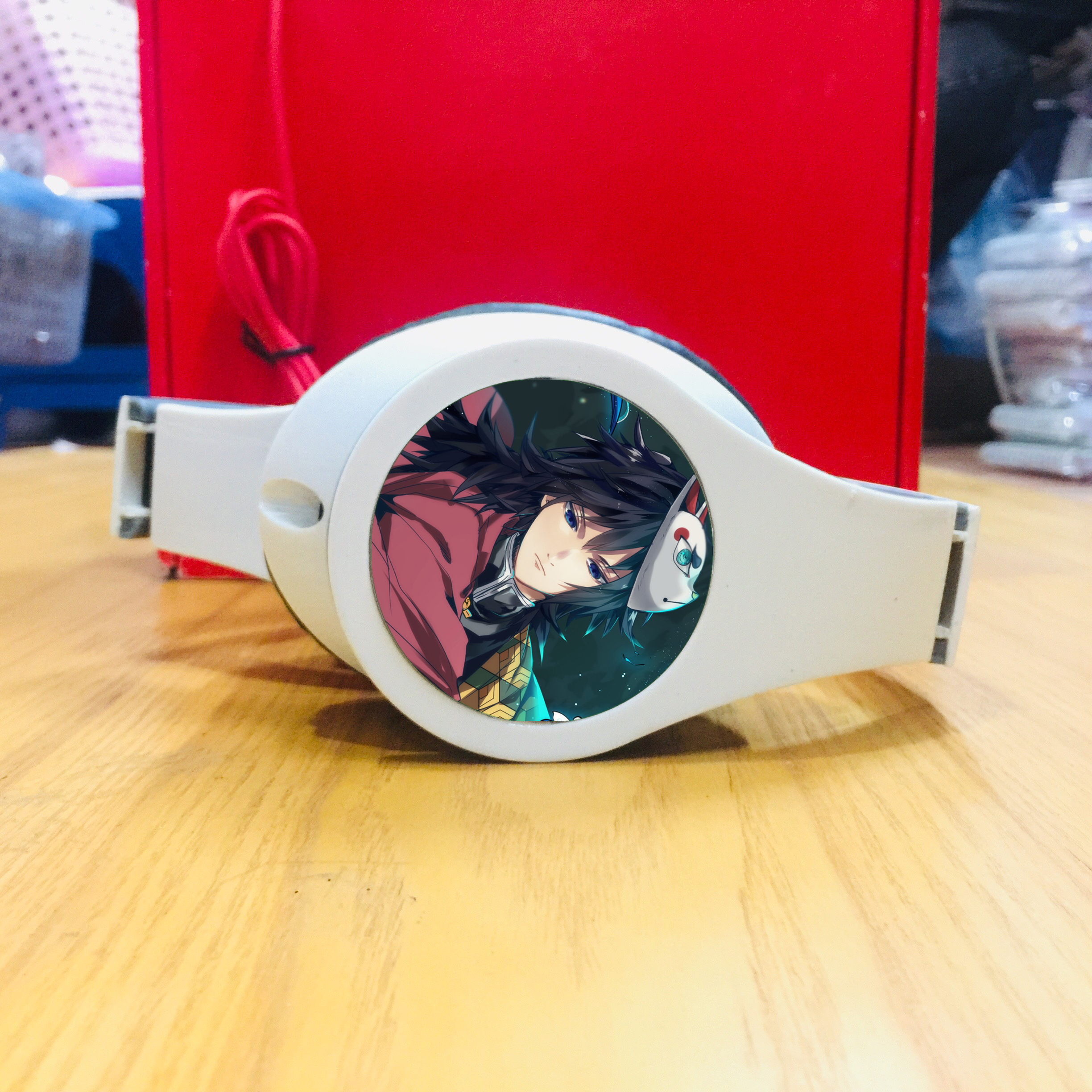 Tai nghe Kimetsu no Yaiba headphone ốp tai mẫu giao ngẫu nhiên