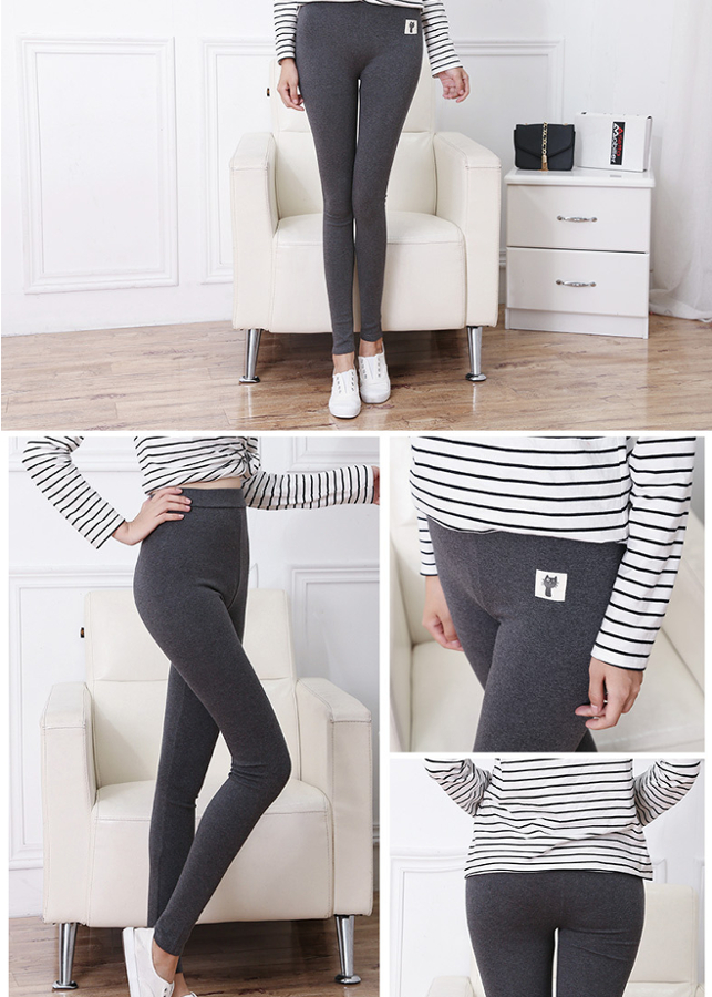 Quần legging lót lông siêu ấm QMLL02, Freesize