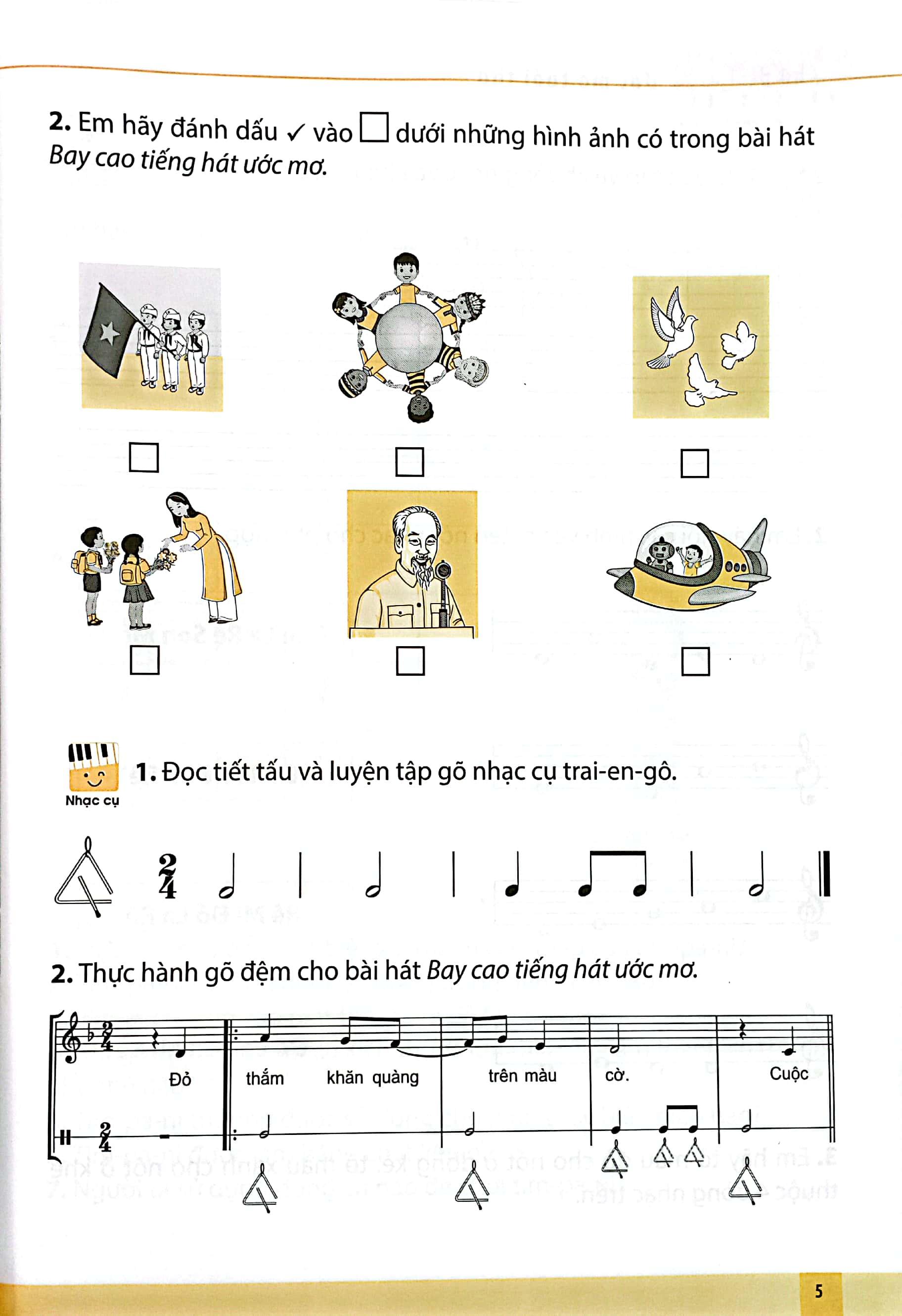 Vở Bài Tập Âm Nhạc 4