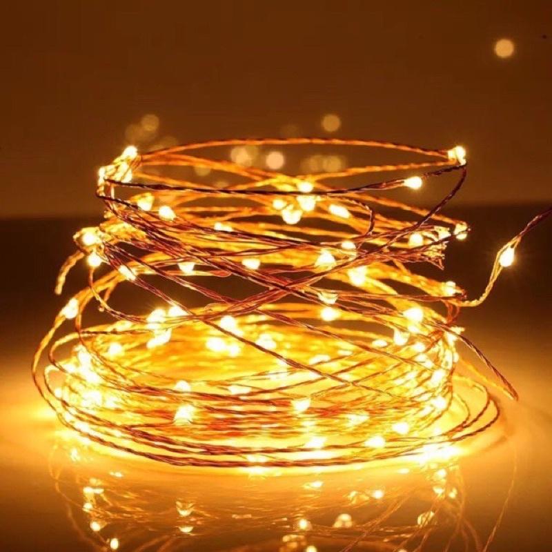 Dây Đèn Led Đom Đóm, Đèn Led Dây Fairylight Trang Trí, Dài 2m - 4m Decor Trang Trí Nhà Cửa, Giáng Sinh, Sinh Nhật