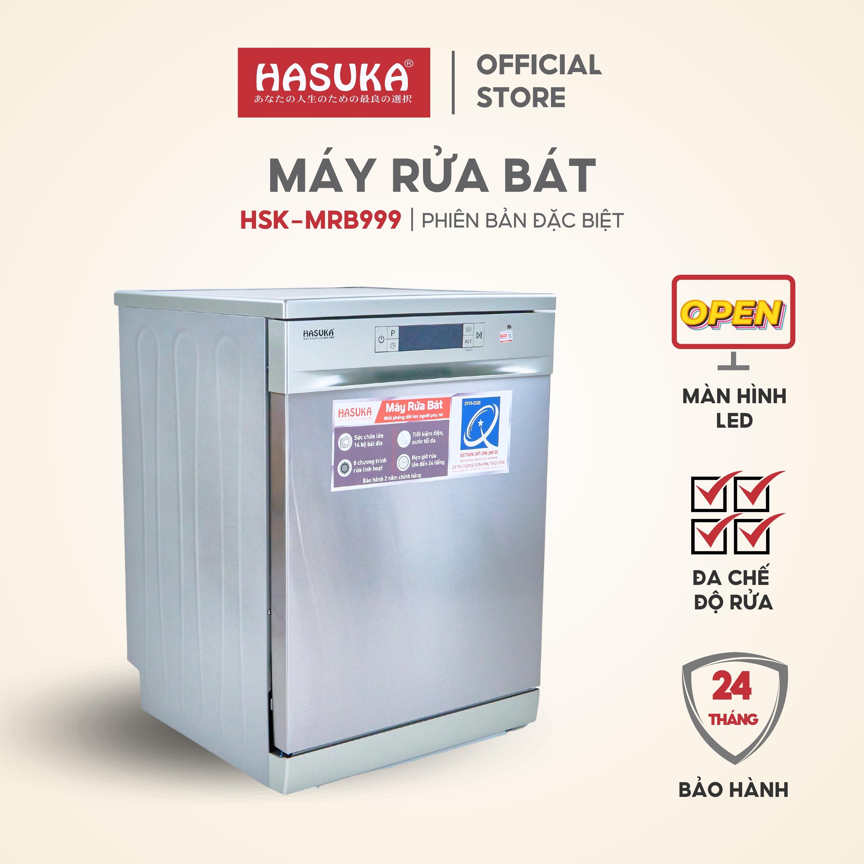 Máy rửa bát HASUKA HSK-MRB999 thiết kế sang trọng, đa dạng chương trình rửa linh hoạt - HÀNG CHÍNH HÃNG