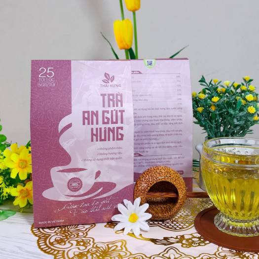 Trà An Gút Hưng Thái Hưng 25 túi lọc x 05g - Hỗ trợ bệnh gút, giảm đau, viêm khớp do bệnh gút, đào thải axit Uric