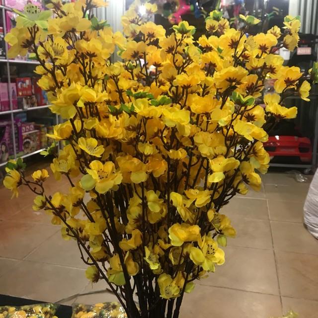 Cành Hoa Đào dài 100cm đủ màu