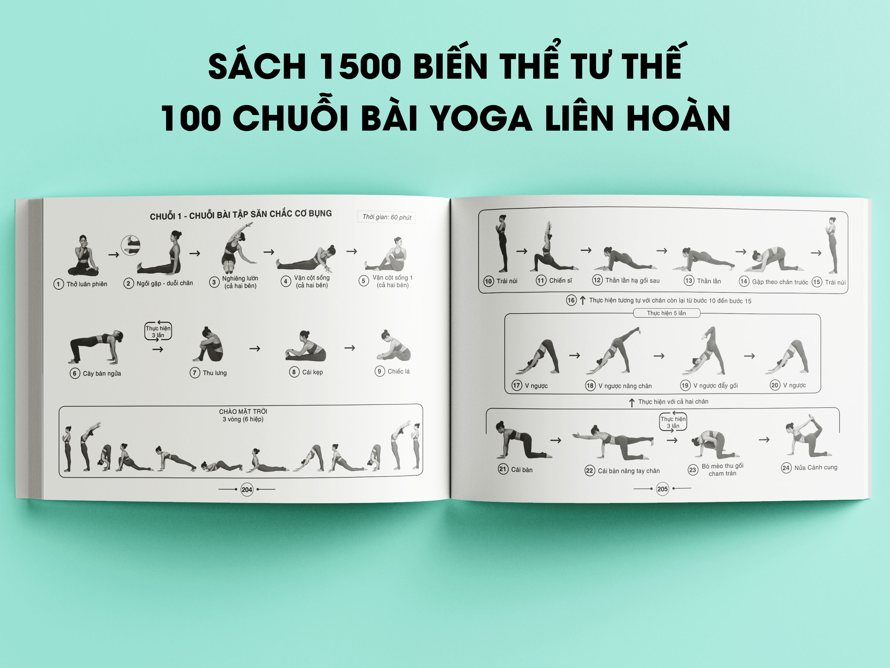 Bộ sách cho Giáo viên Yoga cơ bản: Hướng dẫn khởi động &amp; 200 tư thế Yoga + Giáo án giảng dạy Yoga trị liệu + Hệ thống 1500 biến thể &amp; 100 chuỗi bài Yoga liên hoàn + Những bài dẫn thiền hay dành cho giáo viên Yoga