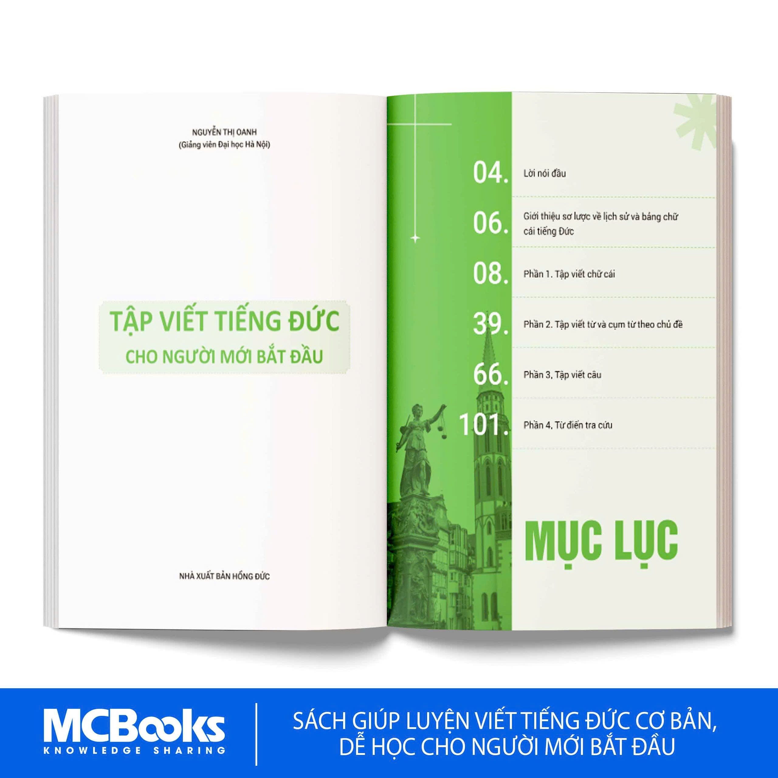 Sách - Tập Viết Tiếng Đức Dành Cho Người Mới Bắt Đầu