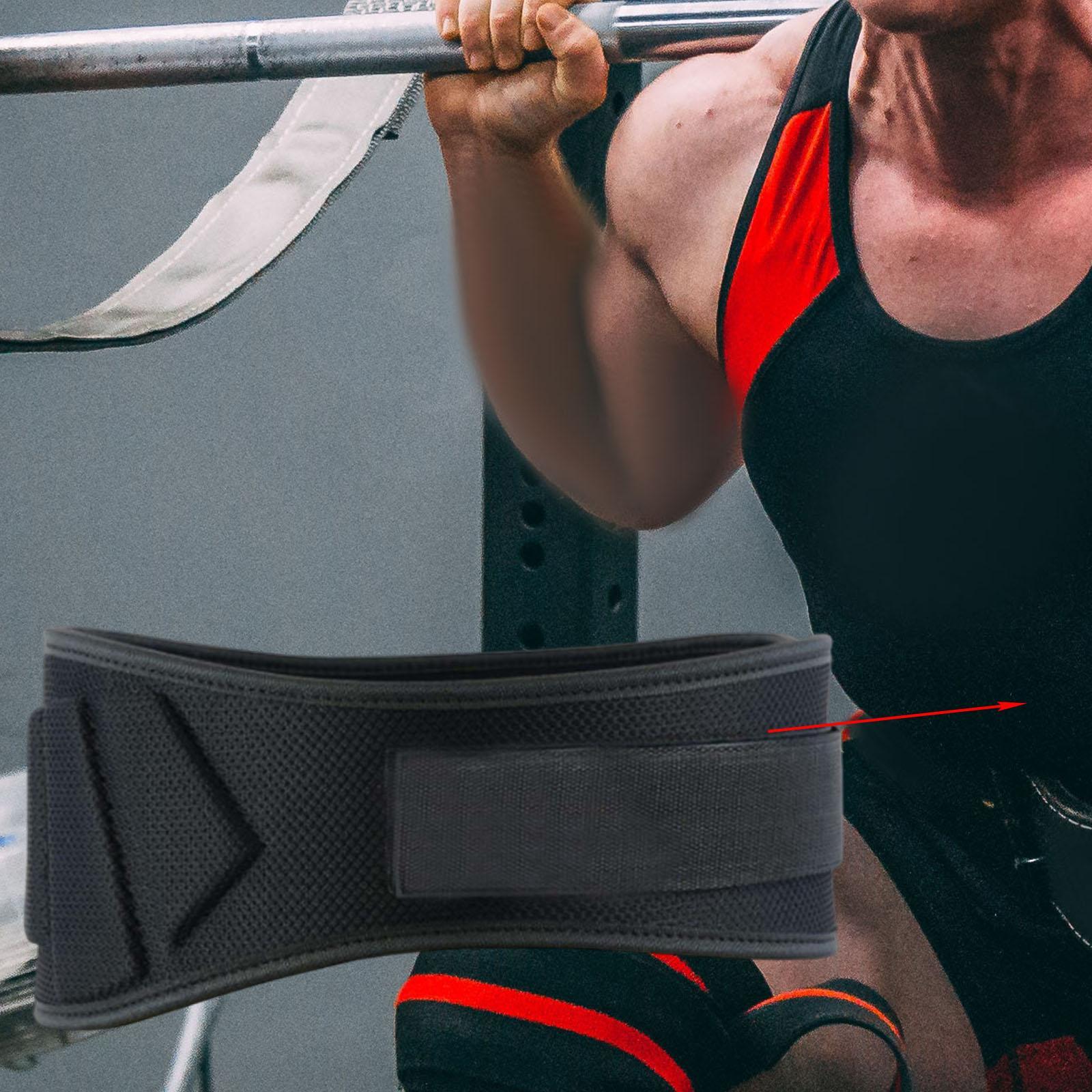 Weightlifting Belt for Men and Women, Gym Workout, Deadlift, Squats, Powerlifting, Bodybuilding