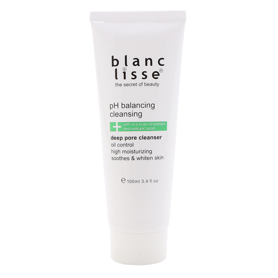 Combo Giảm  Mụn Trắng Da BLANC LISSE - Gel Rửa Mặt pH BALANCING CLEANSING 100ML + ACTRE SERUM Ngừa Mụn 15ML