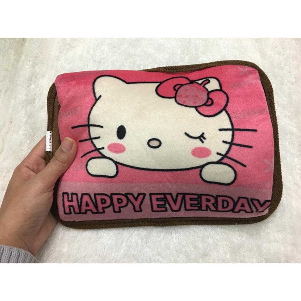 (rẻ nhất)-Túi sưởi hình hello kitty chườm ấm Túi Sưởi Chườm Nóng Lạnh Giữ Nhiệt hình thú dễ thương