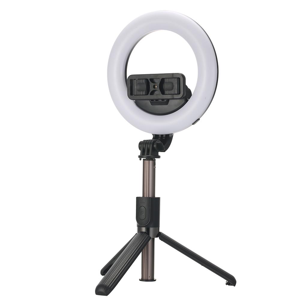 Gậy chụp ảnh tự sướng không dây Bluetooth L07 Chân máy chụp từ xa hoặc cầm tay có thể gập lại với đèn LED vòng 5 inch để phát trực tiếp