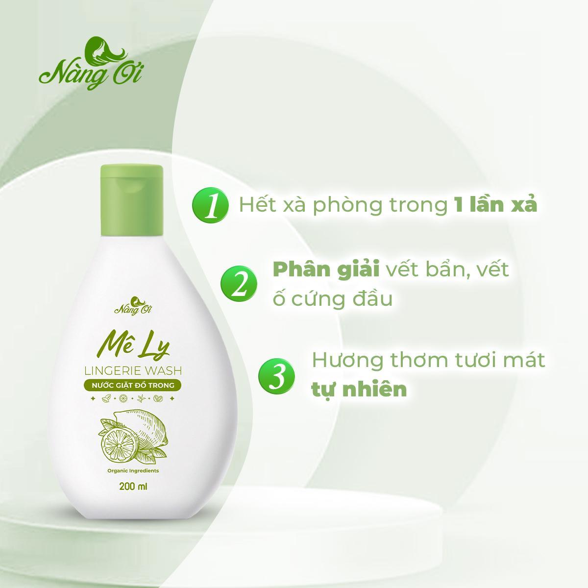 Combo 2 Chai Nước Giặt Đồ Trong Mê Ly - Chai 200ml(x2) | Thiên Nhiên Việt