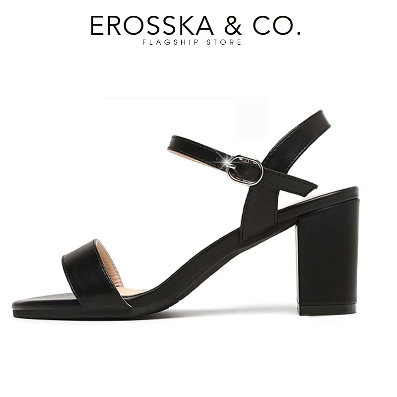 Erosska _ Giày sandal nữ thời trang Erosska gót vuông cao 7cm _ EB066