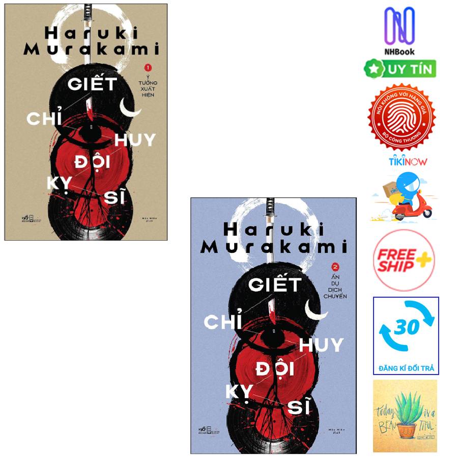 Combo Haruki Murakami : Giết Chỉ Huy Đội Kỵ Sĩ  ( Tập 1+2)- Tặng sổ tay