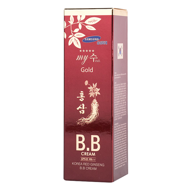 Kem Nền BB Cream Hồng Sâm Đỏ My Gold SPF45 Pa++ (40ml)