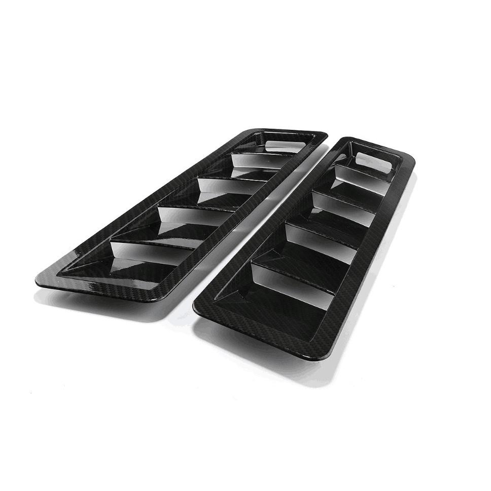 Set 2 Ốp Trang Trí Lỗ Thông Gió Xe Hơi Bằng Sợi Carbon