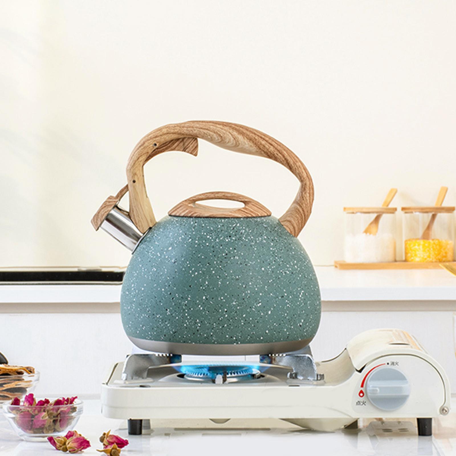 Whistle Kettle 2.8L Tea Pots Kitchenware Portable Kettle Teapot for Boiling Water for Gas Stoves, Induction Cookers, Electric Ceramic Stoves