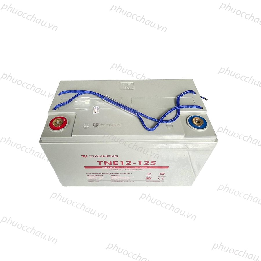 Ắc Quy Thiên Năng Tianneng TNE12-125 , ắc quy dùng cho xe điện, xe golf, xe chà sàn