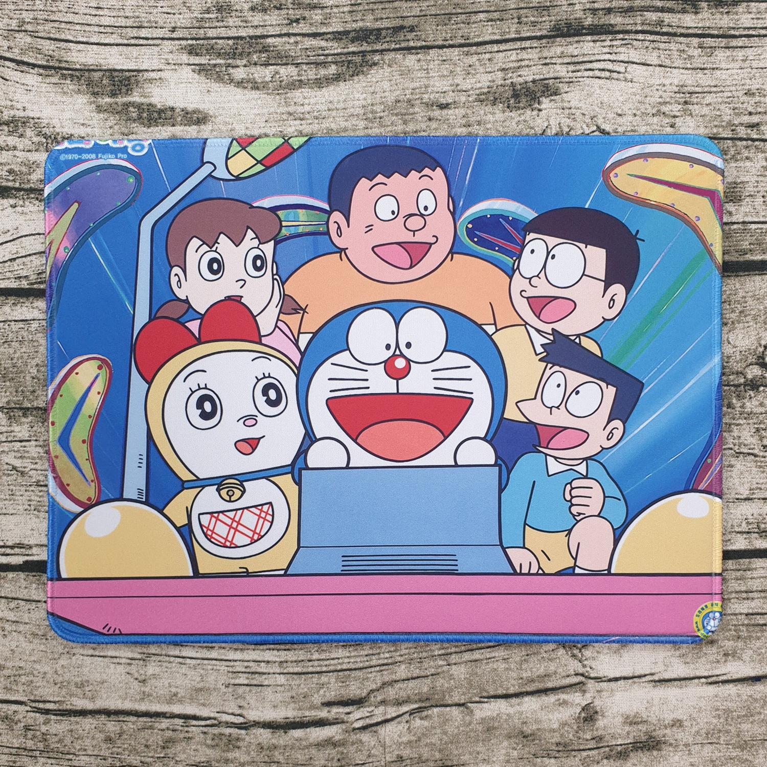 Lót chuột Doraemon Cỗ Máy Thời Gian 32x24cm dày 4mm siêu kute 2022