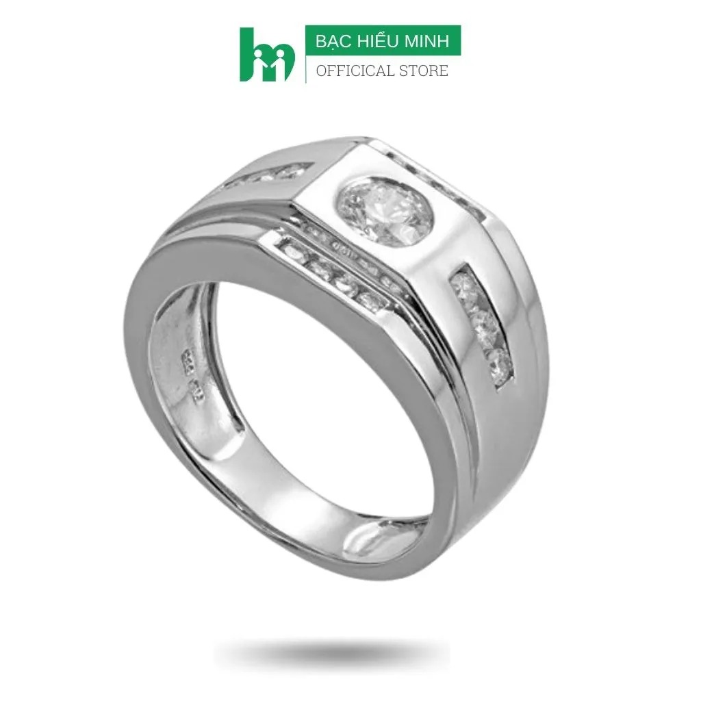 Nhẫn Nam Bạc Hiểu Minh NA028 - Bảo Hành Vĩnh Viễn