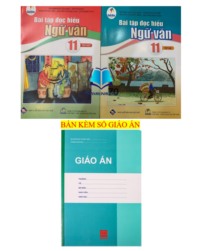 Sách - Combo Bài tập đọc hiểu ngữ văn 11 - tập 1 + 2