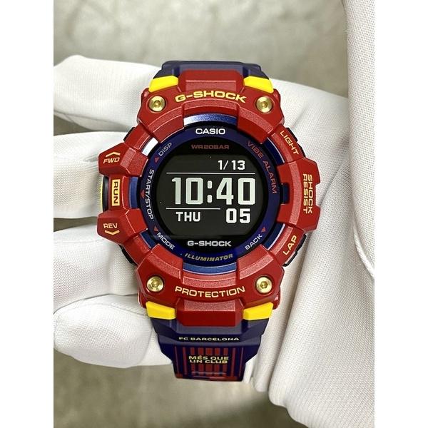 Đồng Hồ Nam Dây Nhựa Casio G-Shock x FC Barcelona GBD-100BAR-4 Chính Hãng - Bluetooth