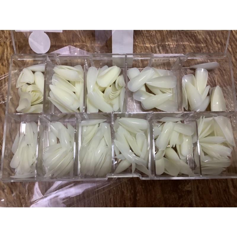 Móng giả fom nhọn màu đục hàng chuẩn
