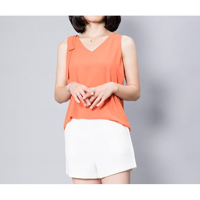 TK83-ÁO KIỂU TAY SÁT NÁCH CAO CẤP S-6XL